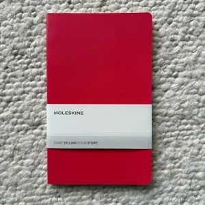 [NWT] Moleskine Red Volant Soft Cover Journal